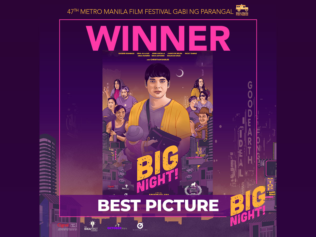 ‘Big Night’ Wins Big At MMFF Awards; FilmFest’s Box Office Performance