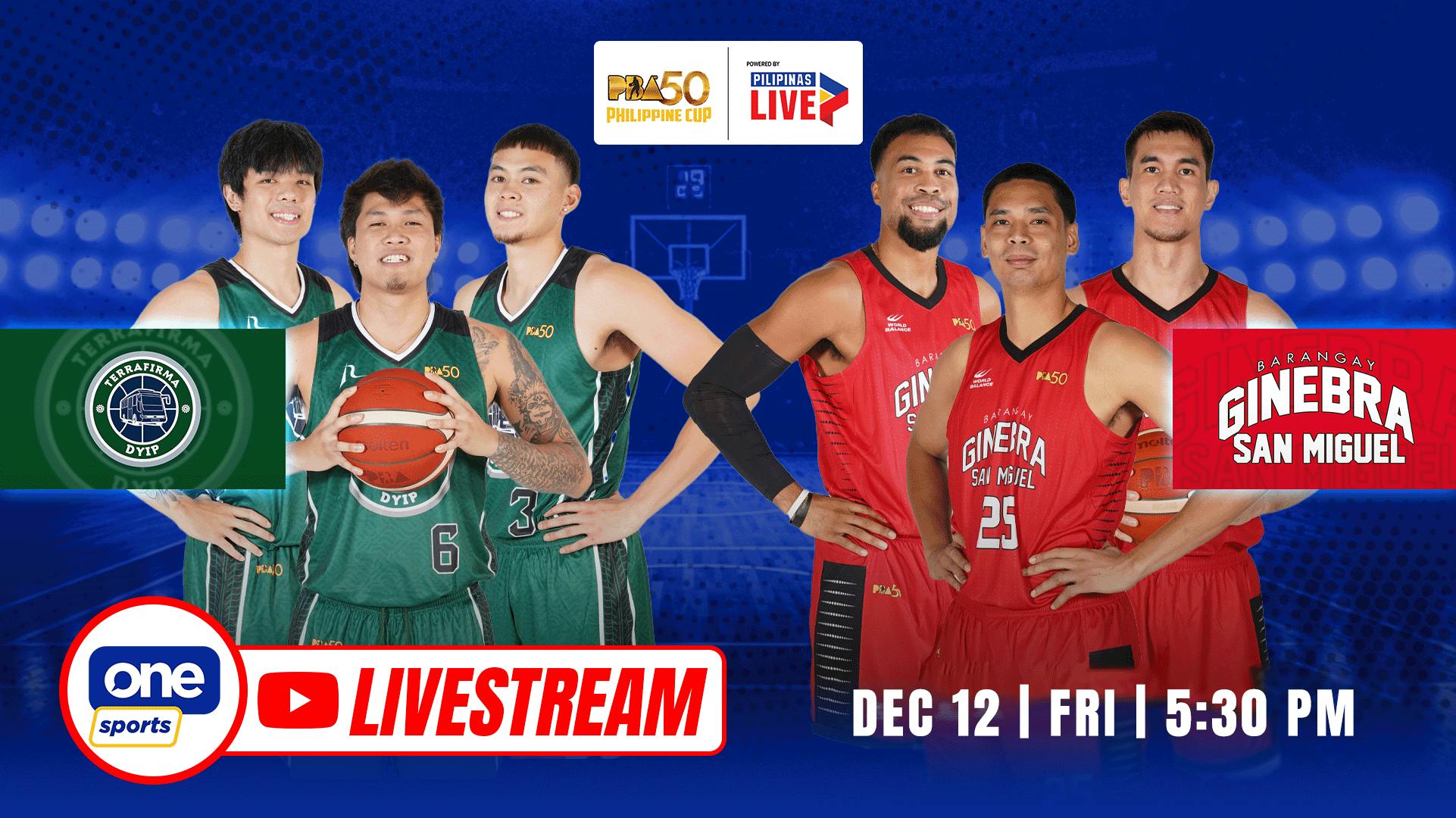 PBA LIVESTREAM: Brgy. Ginebra Gin Kings vs Terrafirma Dyip | Philippine Cup