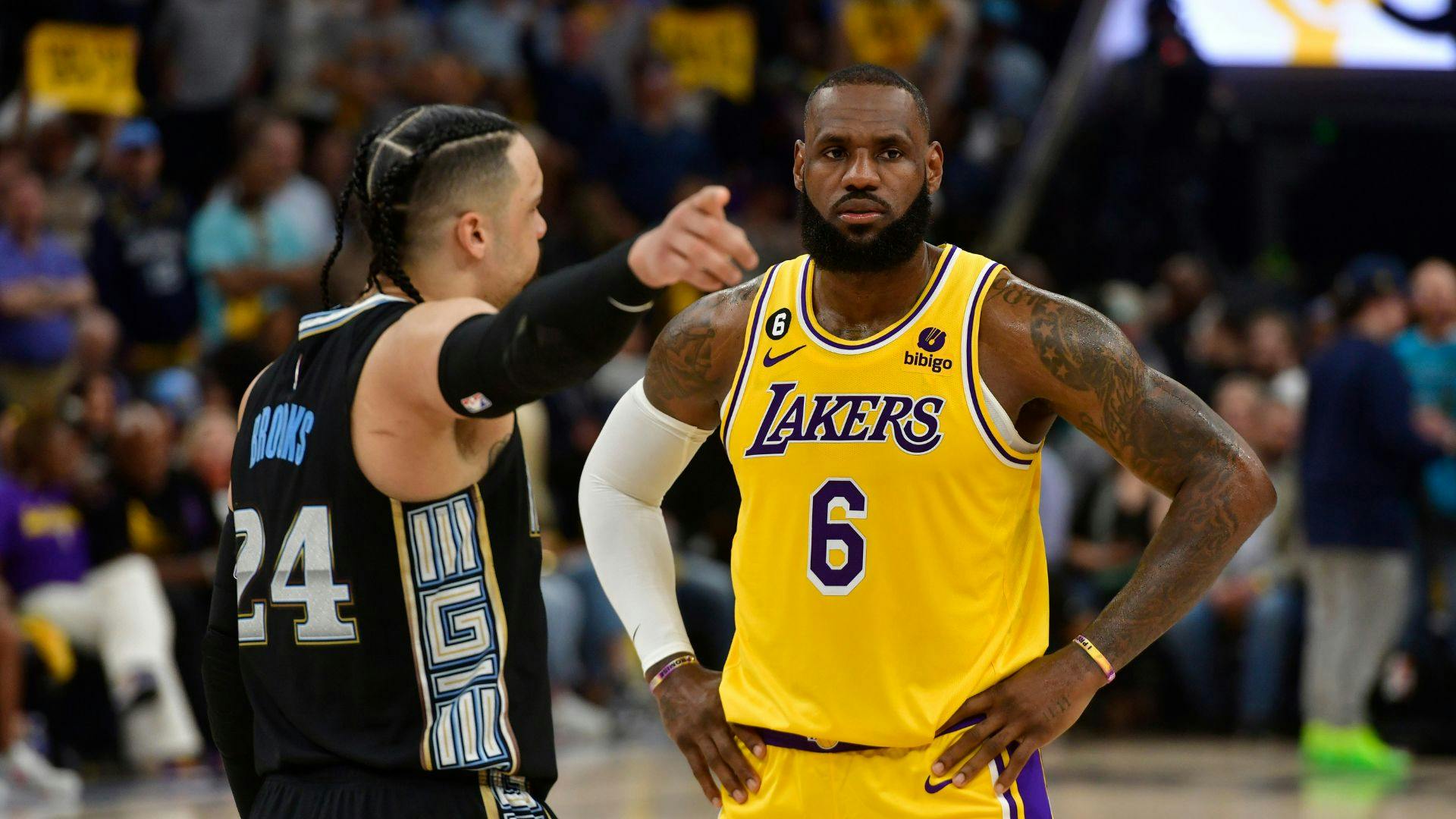 Dillon Brooks just gave a new scoring target for LeBron James after ...