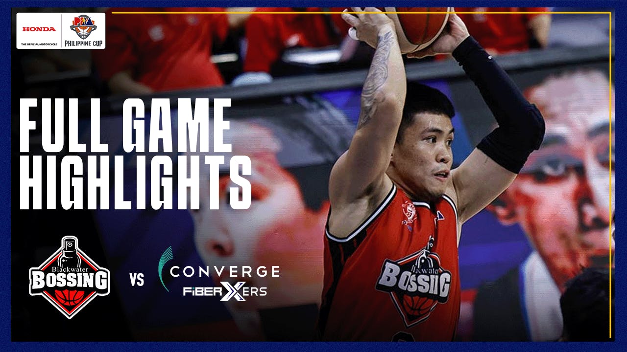 PBA Game Highlights: In-form Blackwater claims third straight win vs. Converge