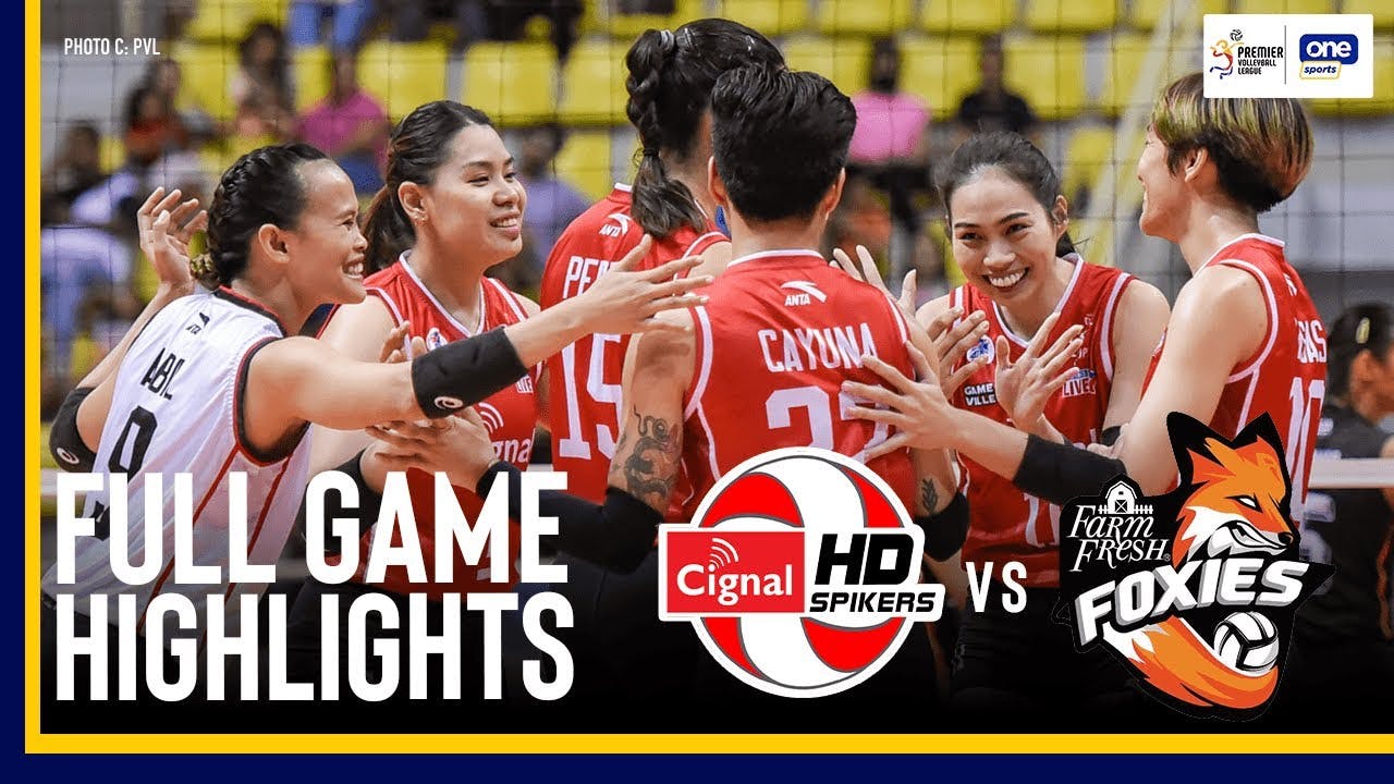 Cignal overwhelms Farm Fresh in Invitational Conference opener| PVL Highlights