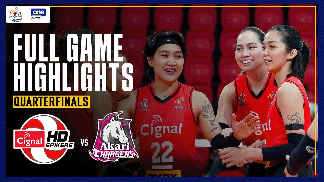 Cignal sweeps Akari to advance to preseason semis | PVL on Tour Highlights