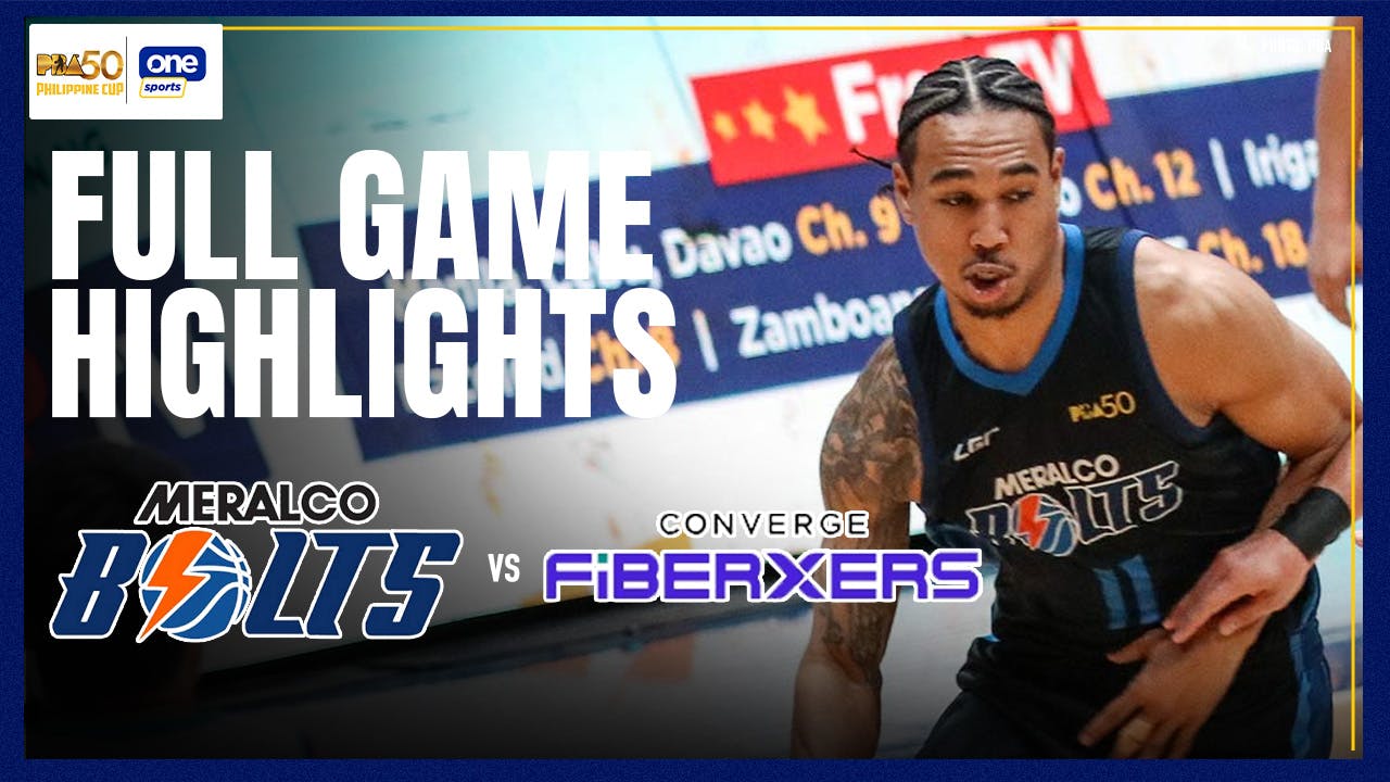 Meralco turns to CJ Cansino to tame Converge, secure QF berth | PBA Highlights