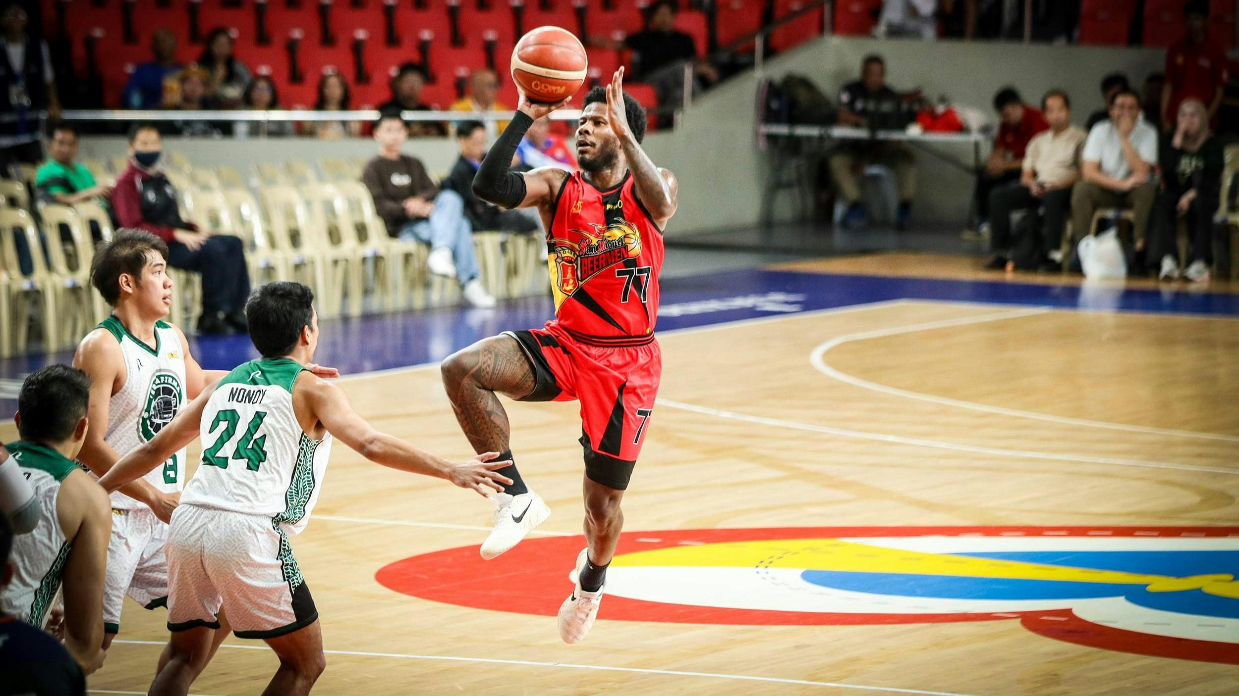 Cjay Perez drops 17 in 3Q as San Miguel outduels Terrafirma, earns PBA 2x-to-beat