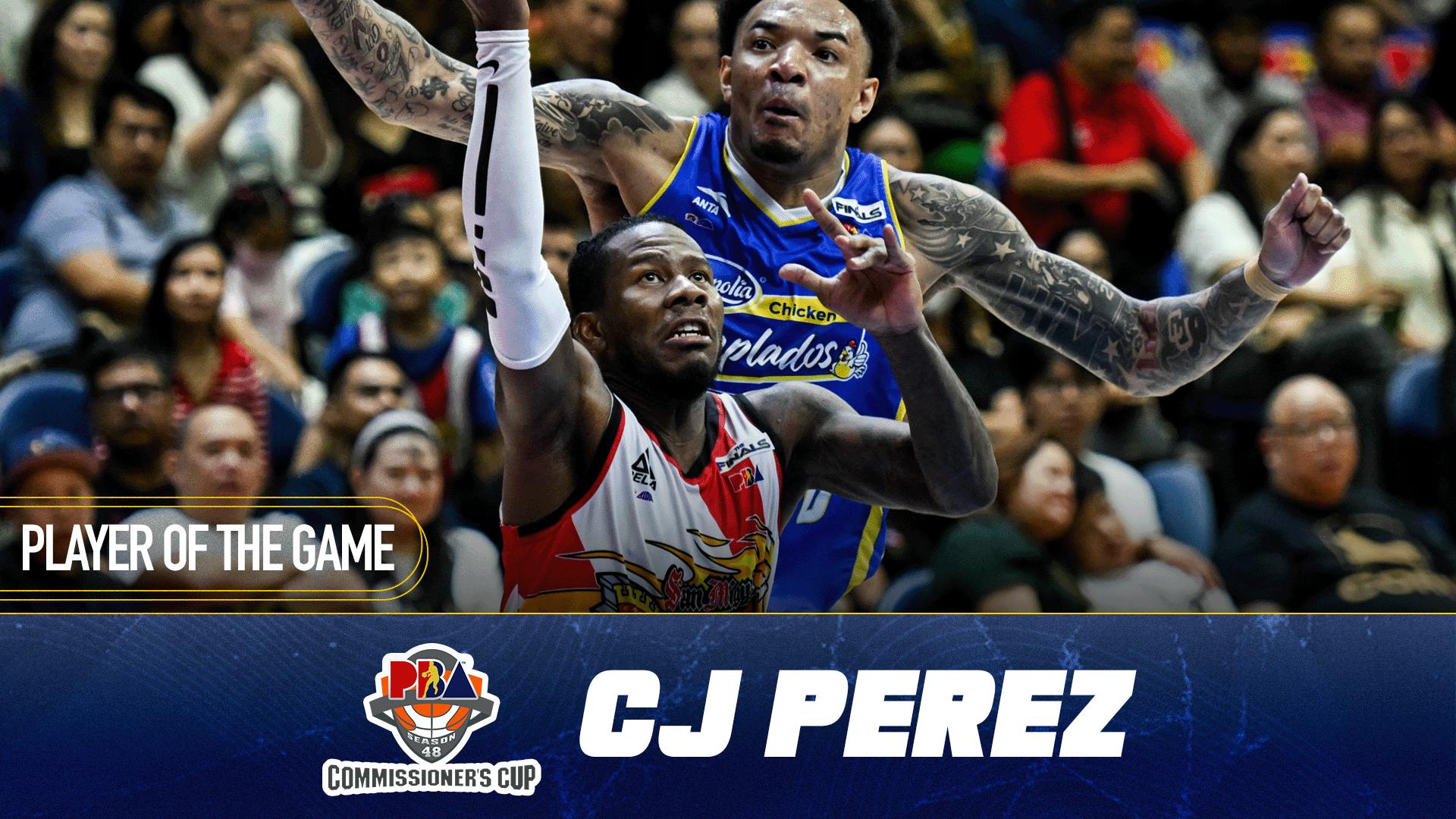 PBA: CJ Perez stars in San Miguel