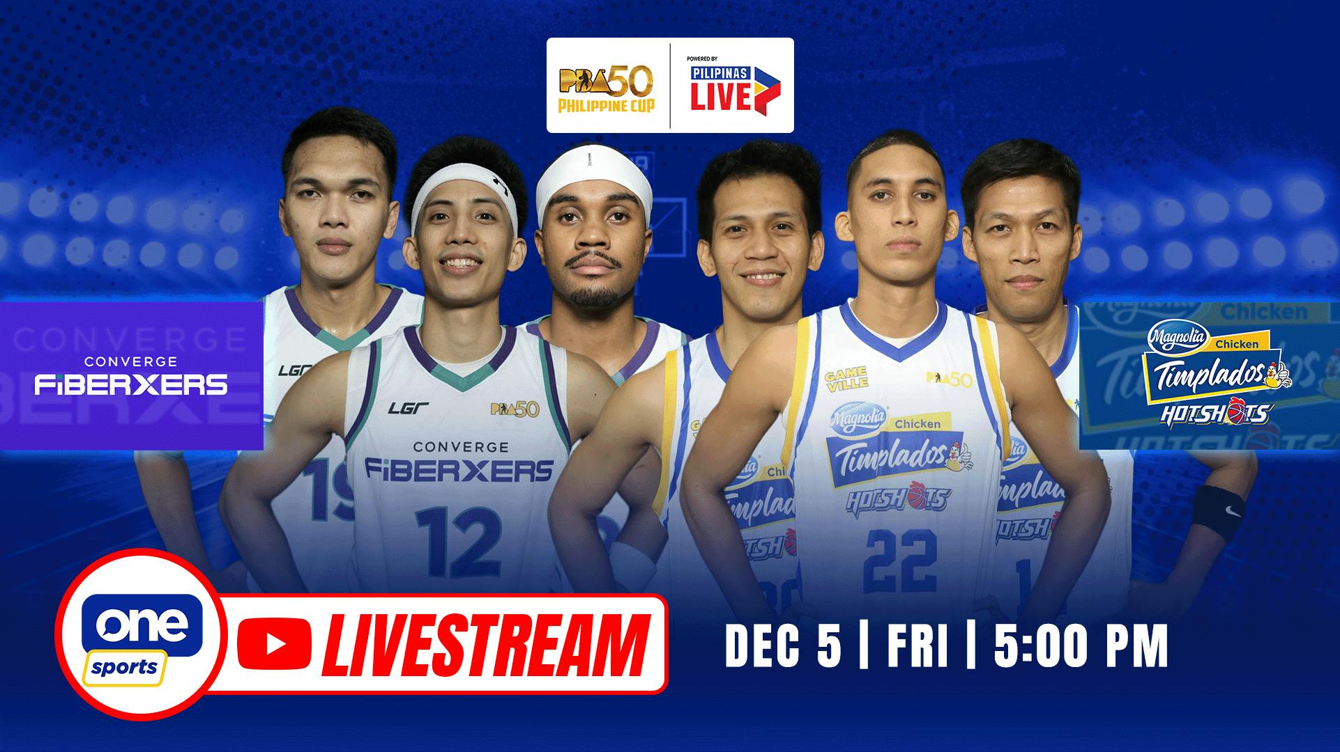 PBA LIVESTREAM: Converge FiberXers vs Magnolia Hotshots | Philippine Cup