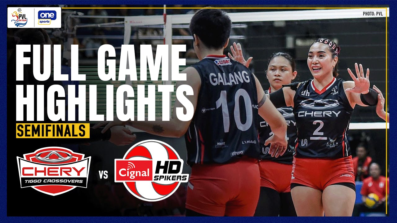 Chery Tiggo drives past Cignal, advances to preseason finals | PVL on Tour Highlights