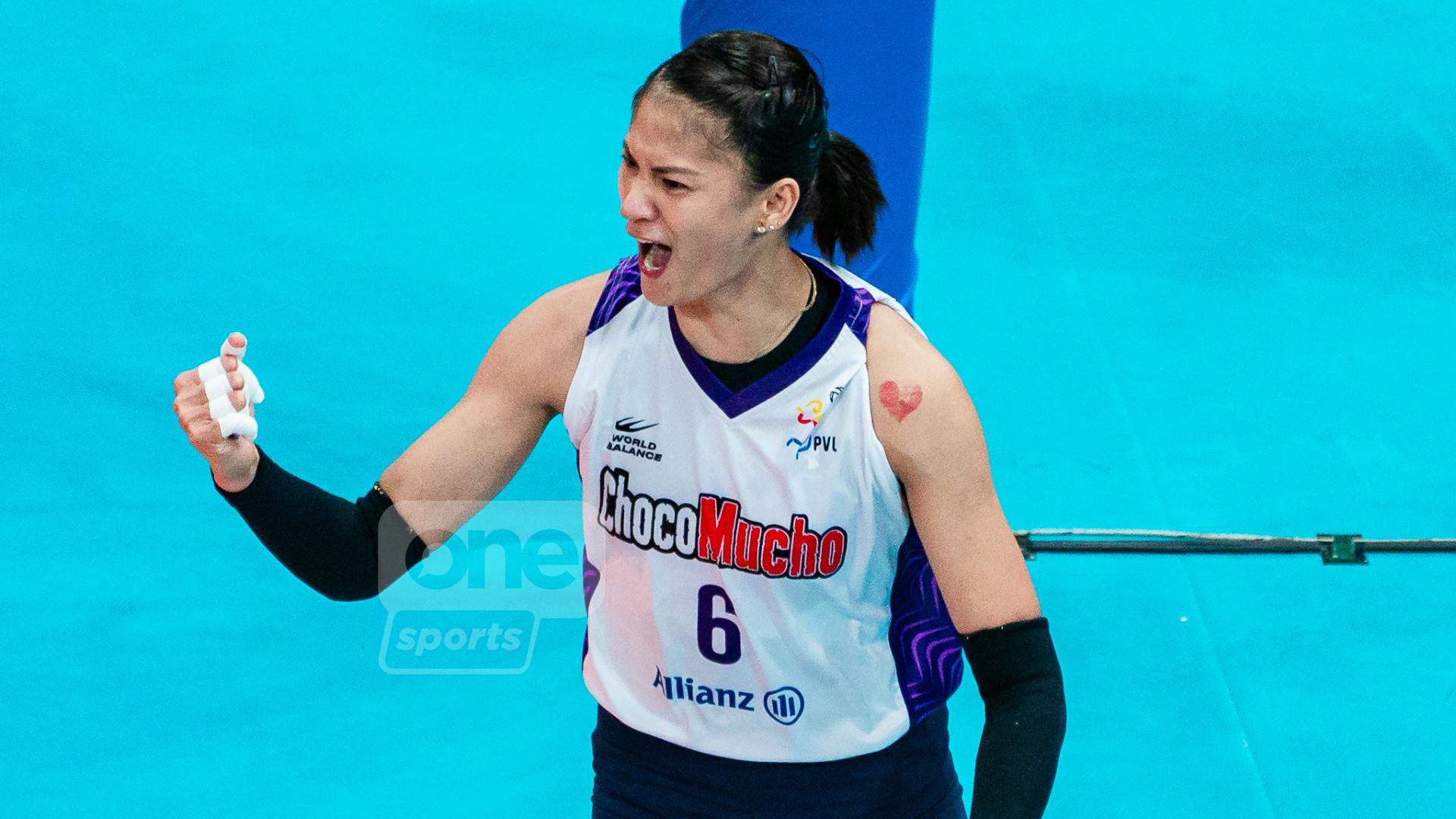 Dindin Manabat is PVL Player of the Week after stepping up for Choco Mucho