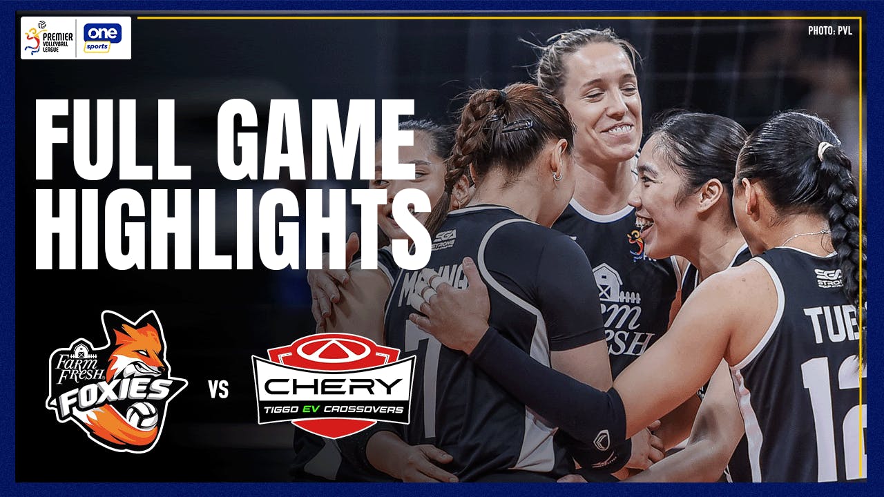 Farm Fresh sweeps Chery Tiggo EV for 7th win | PVL Highlights