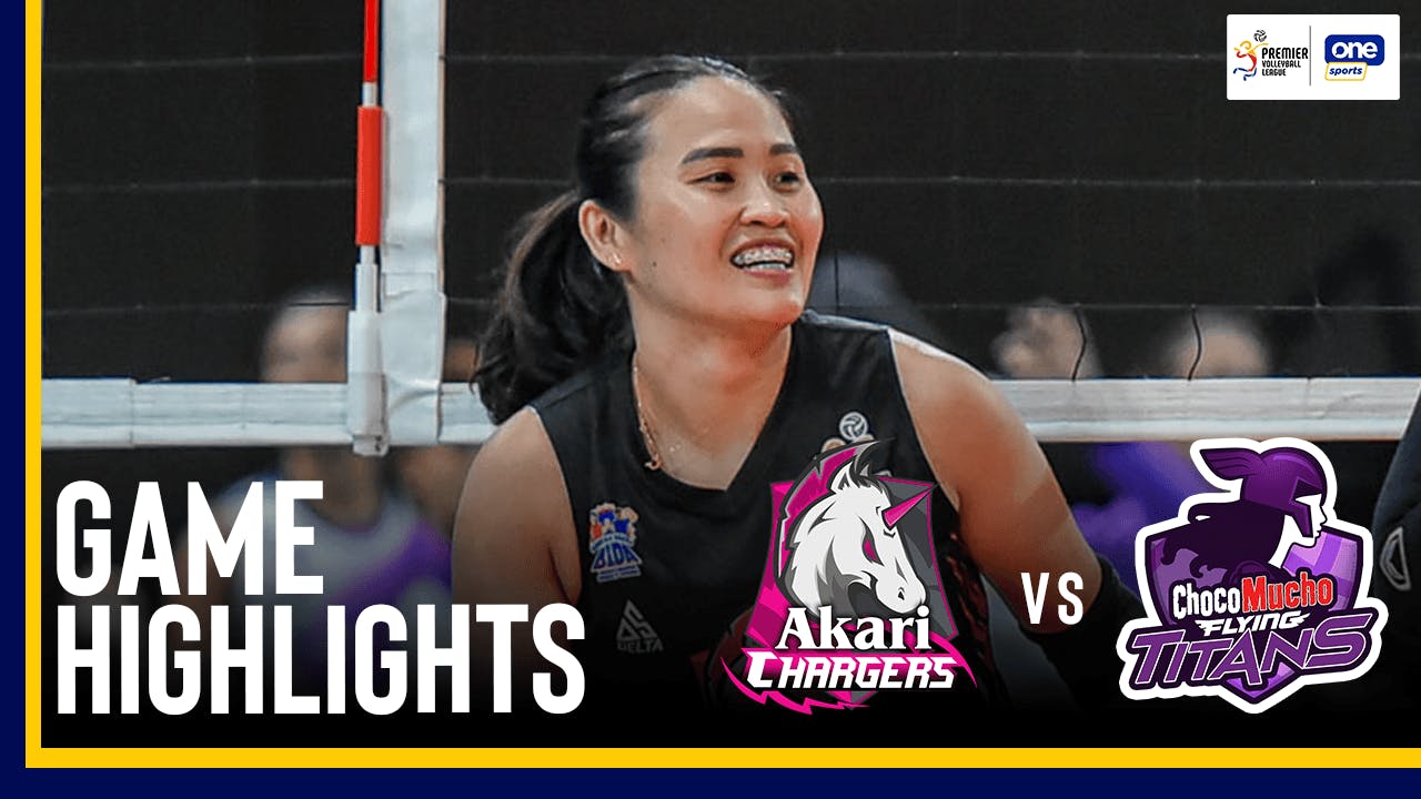 PVL Game Highlights: Akari Chargers are up 2-0 after stunning Choco Much Flying Titans in five sets