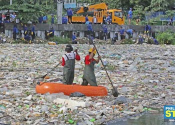 750 Tons Of Garbage Hauled From Waterway