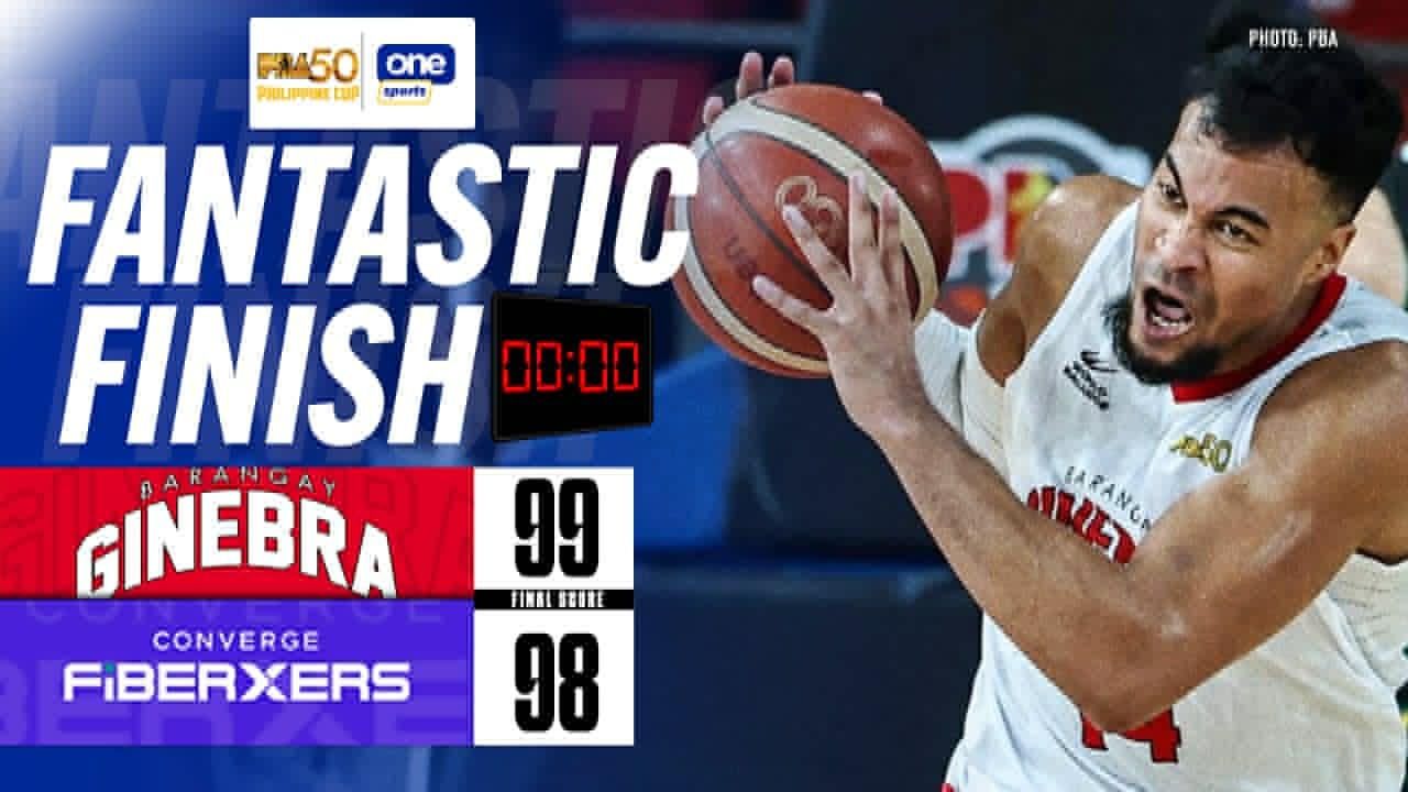 Ginebra displays never-say-die attitude vs Converge in OT, enters semis | Fantastic Finish