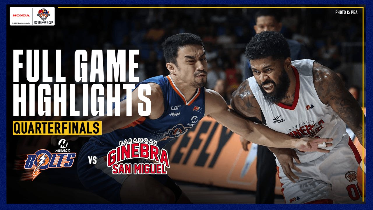 Ginebra showcases mastery of playoff rival Meralco in sweeping victory | PBA Highlights