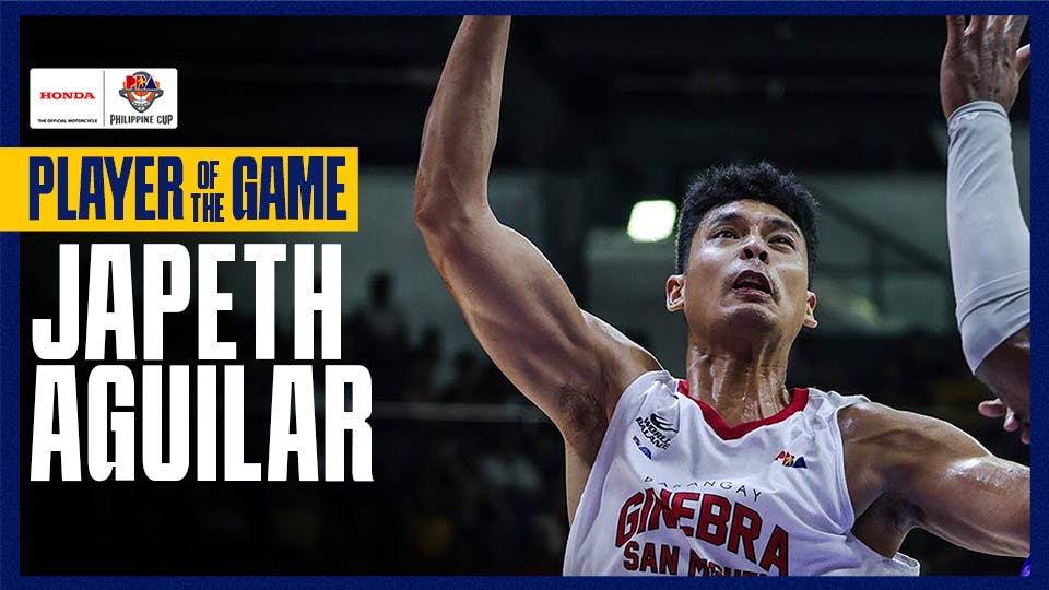 PBA Player of the Game Highlights: Japeth Aguilar delivers in second half as Ginebra trumps Magnolia