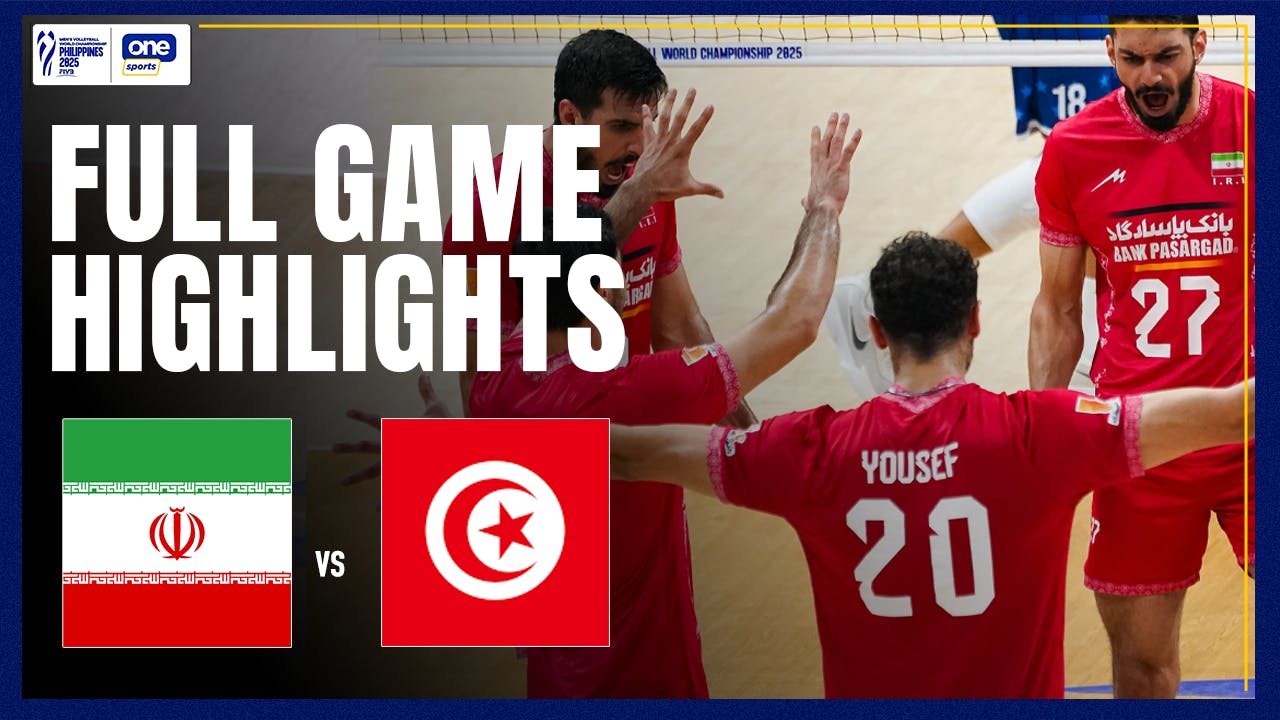 Iran claims first win against Tunisia | FIVB Highlights