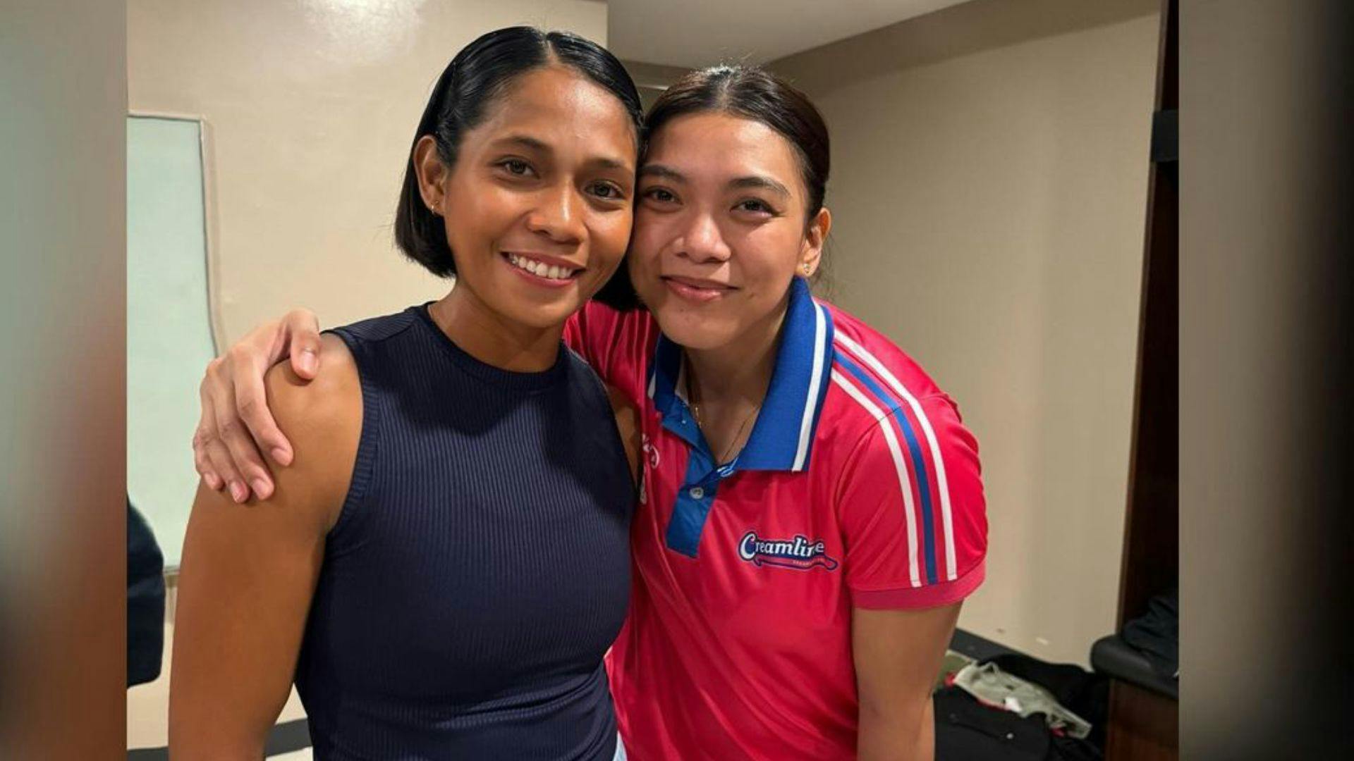 Girl Power Duo: Olympian Joanie Delgaco finally meets her ultimate idol, Creamline