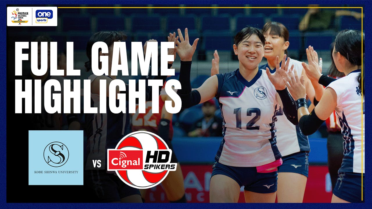 Kobe Shinwa emerges victorious in clash with Cignal | PVL Invitational Highlights