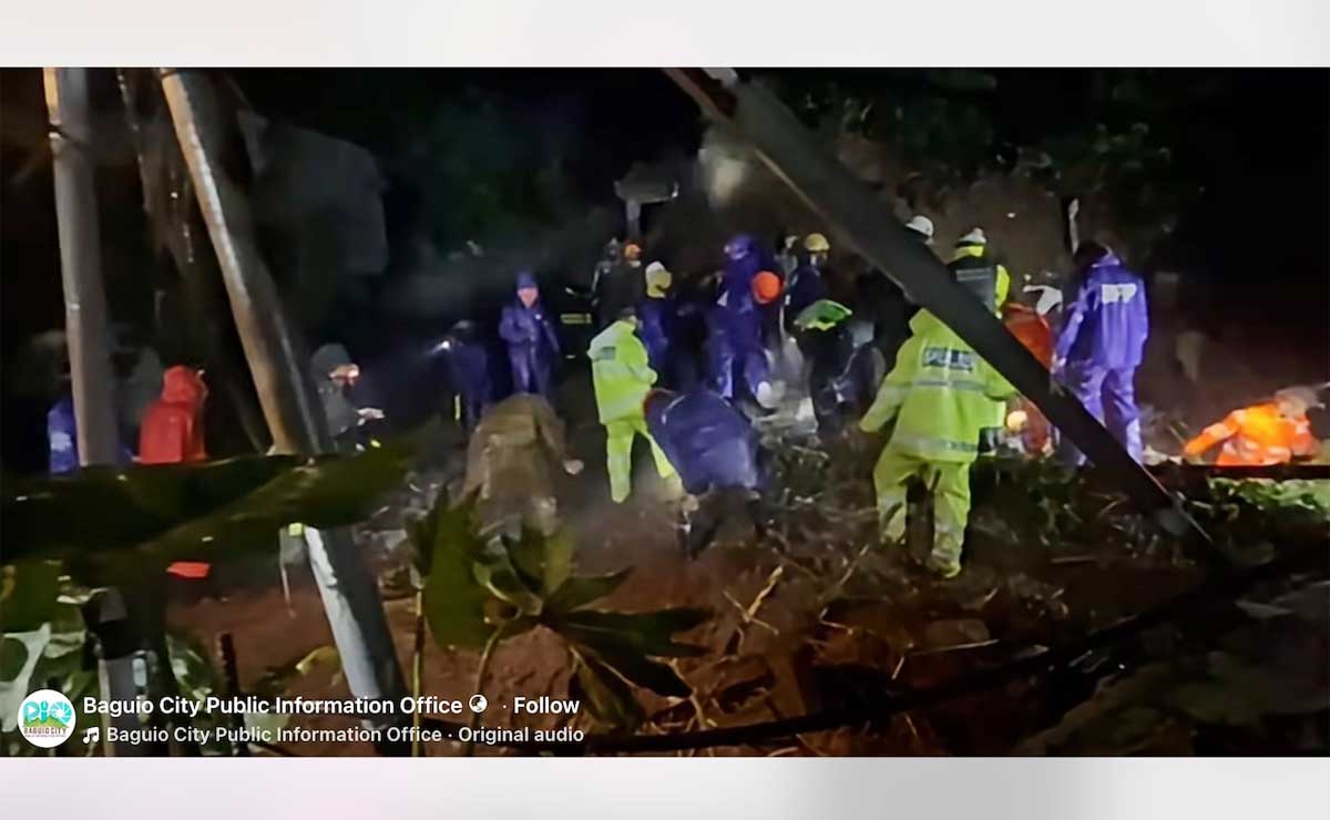 3 Dead In Baguio Landslide; Thousands Evacuated As Monsoons Flood Metro, Other Areas