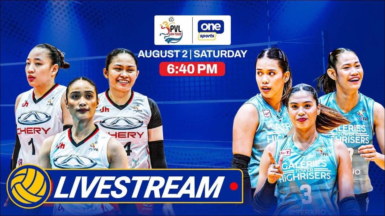 LIVESTREAM: Chery Tiggo vs Galeries Tower | PVL on Tour