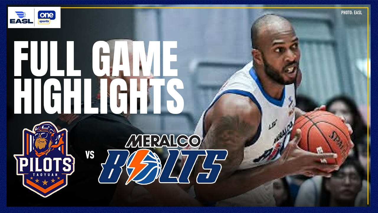Meralco bows to Taoyuan Pilots, stays winless | EASL Highlights