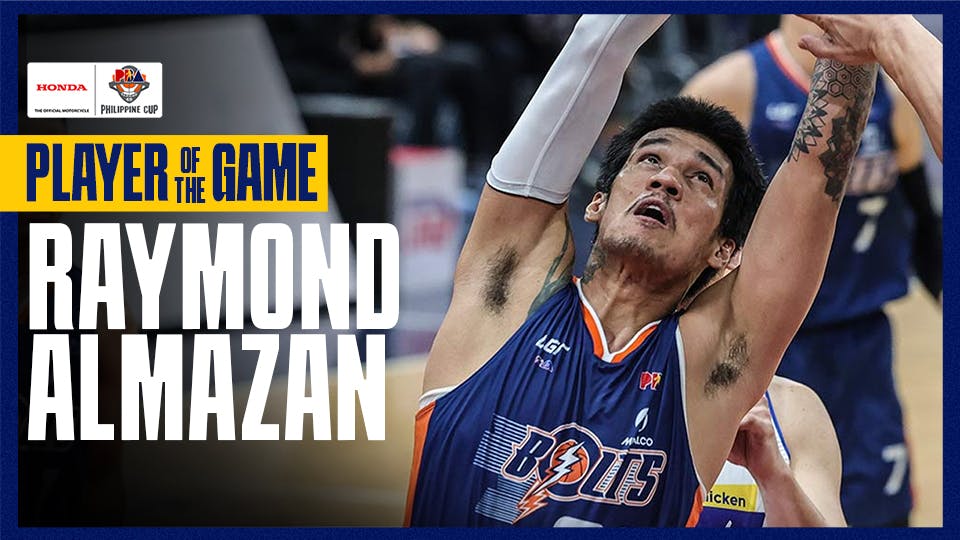PBA Player of the Game Highlights: Raymond Almazan posts double-double, powers Meralco