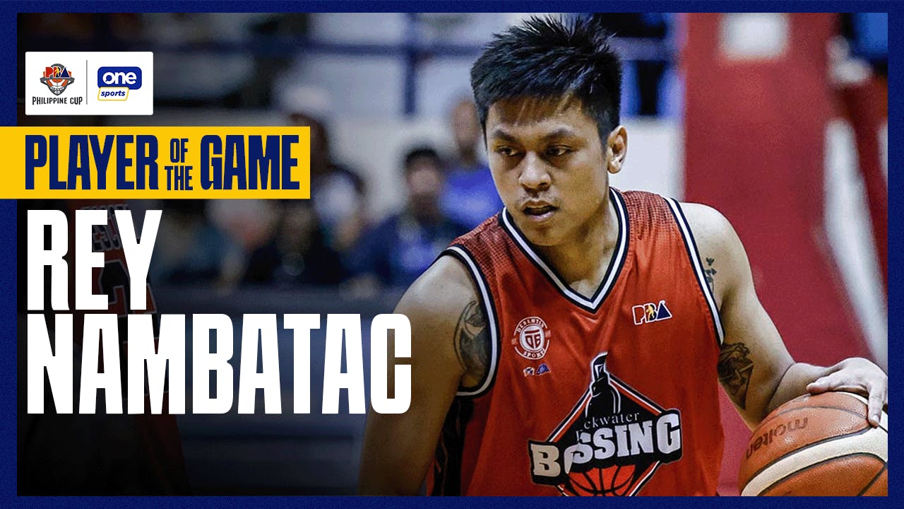 PBA Player of the Game Highlights: Rey Nambatac logs stellar Blackwater debut in escape vs Meralco