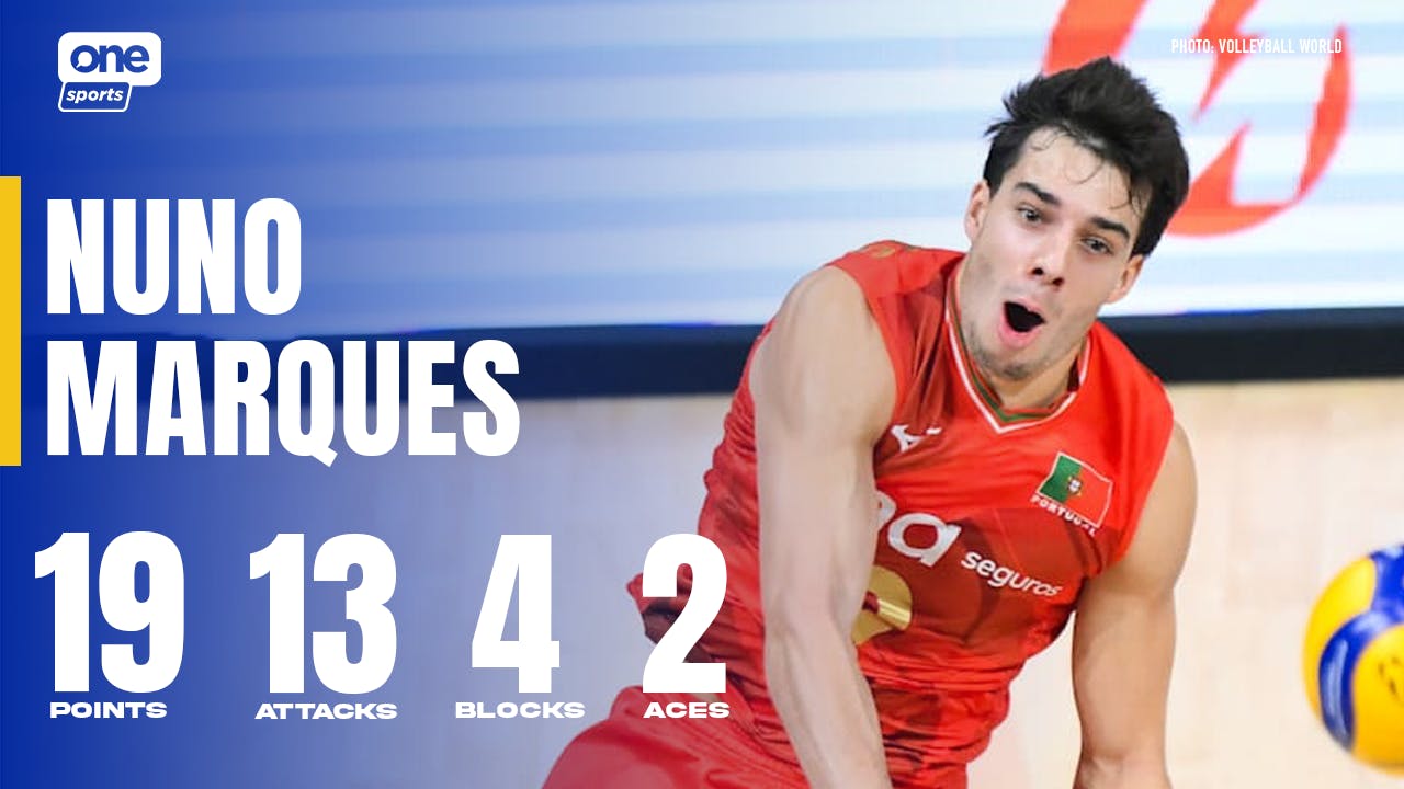 Nuno Marques rallies Portugal to complete comeback vs. Colombia | FIVB Highlights