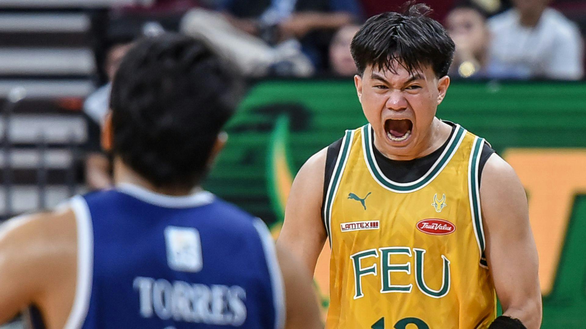 UAAP: Janrey Pasaol repays coach Sean Chambers’ faith with clutch outing for FEU vs Adamson