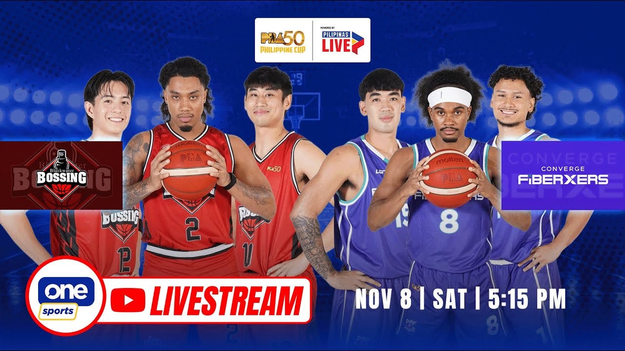 PBA LIVESTREAM: Blackwater Bossing vs Converge FiberXers | Philippine Cup