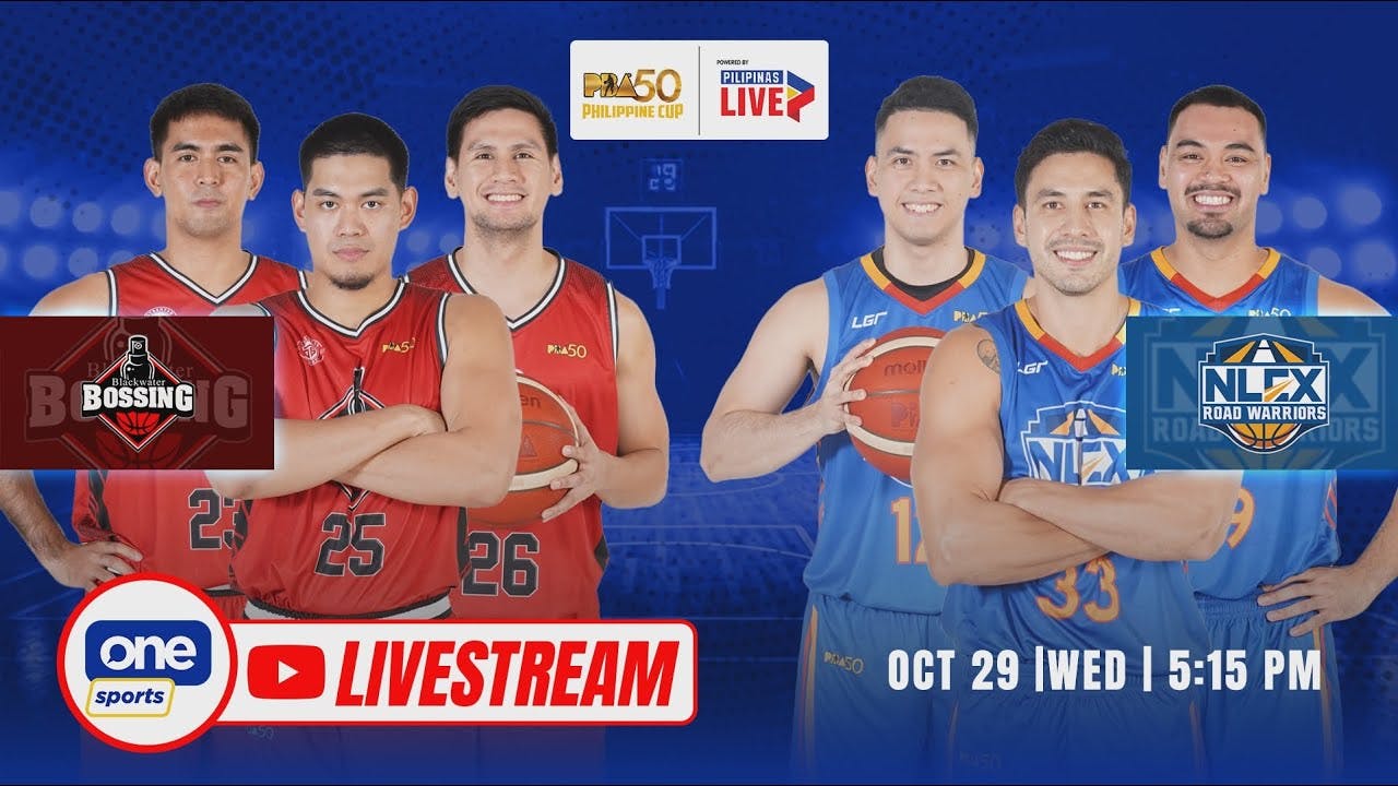 PBA LIVESTREAM: Blackwater Bossing vs NLEX Road Warriors | Philippine Cup