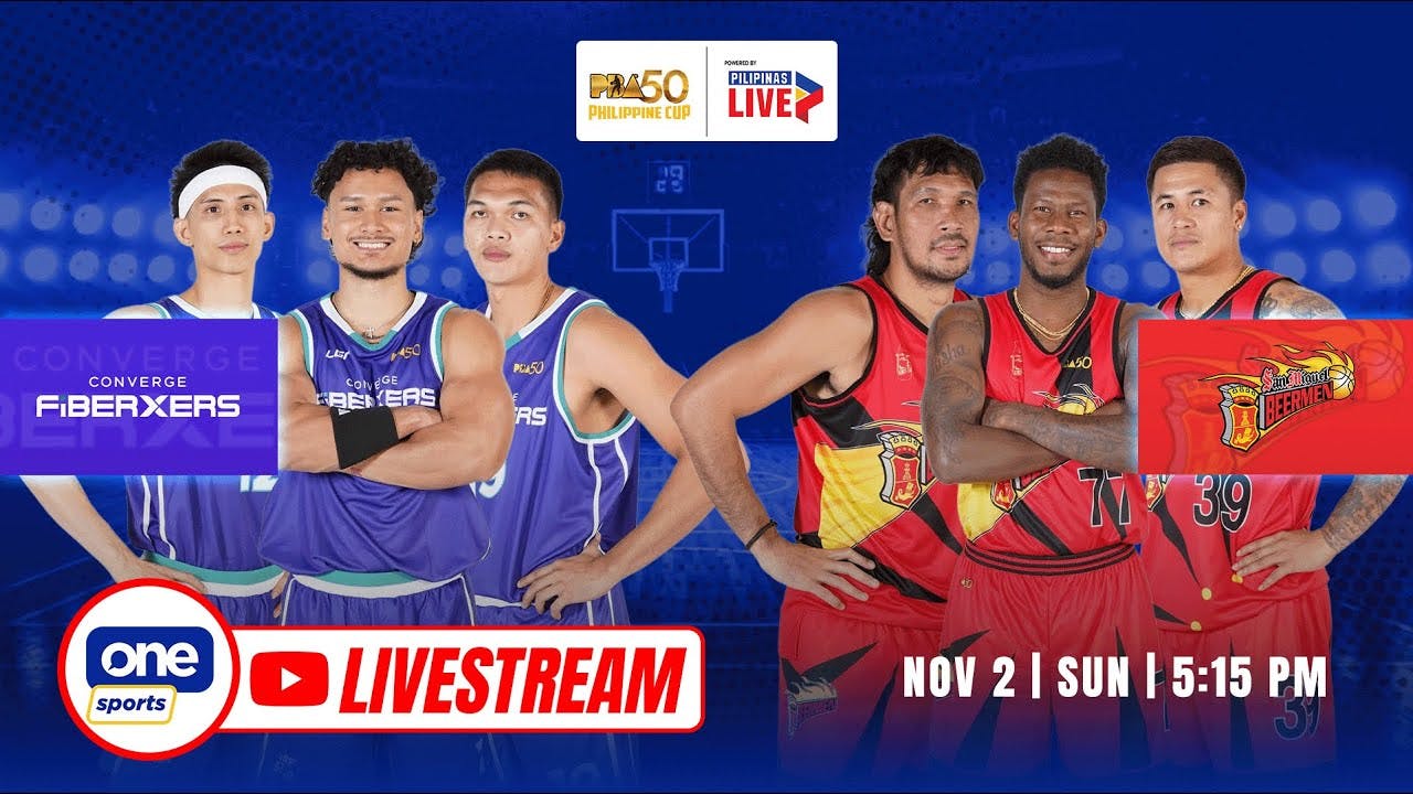 PBA LIVESTREAM: Converge FiberXers vs San Miguel Beermen | Philippine Cup