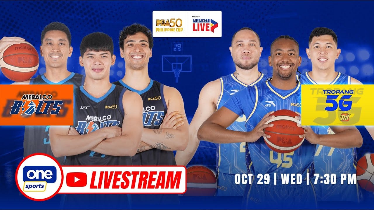 PBA LIVESTREAM: Meralco Bolts vs TNT Tropang 5G | Philippine Cup