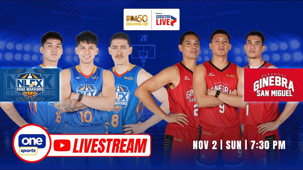 PBA LIVESTREAM: NLEX Road Warriors vs Brgy. Ginebra | Philippine Cup