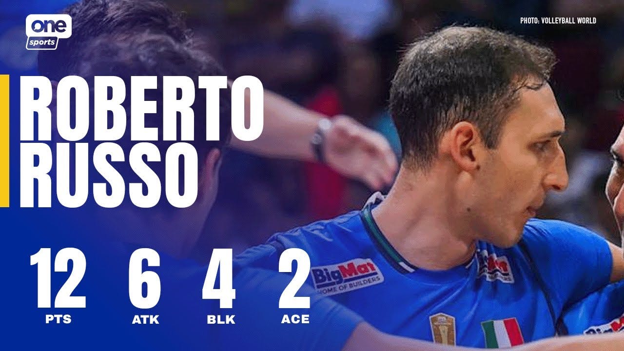 Russo rallies Italy past Belgium in straight sets | FIVB Highlights