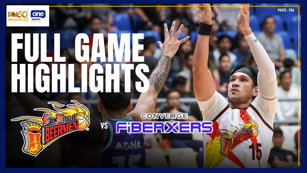 San Miguel halts Converge for 3rd straight win | PBA Highlights