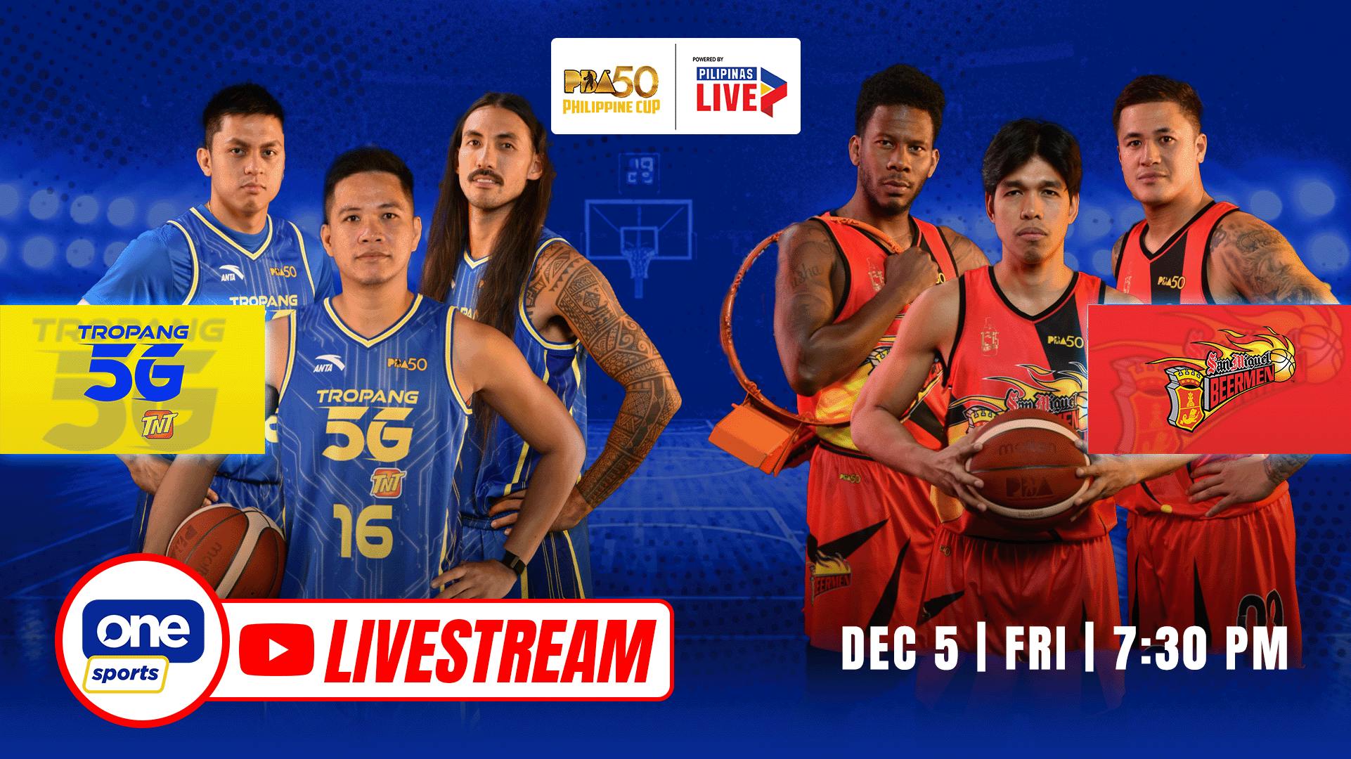 PBA LIVESTREAM: San Miguel Beermen vs TNT Tropang 5G | Philippine Cup