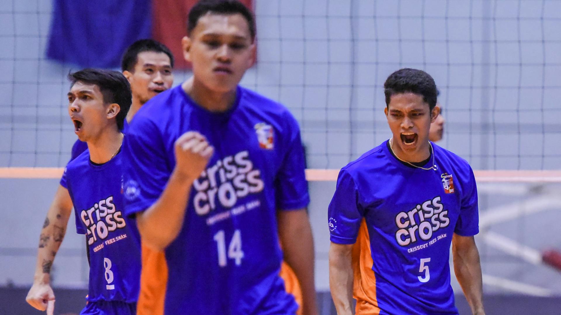 Criss Cross records 19 blocks in dominating Spikers