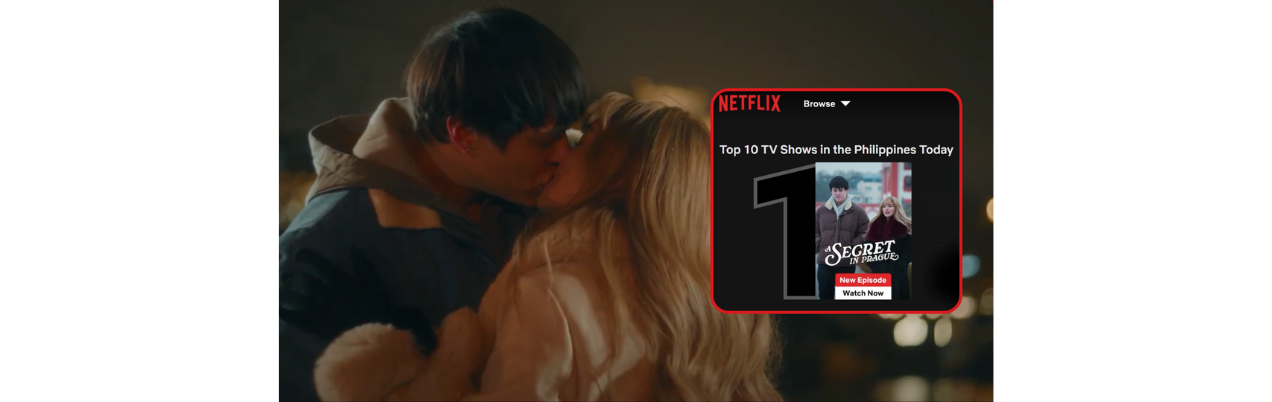 Kilig That Wins: ‘A Secret In Prague’ Hits #1 On Netflix PH Just Days After Debut
