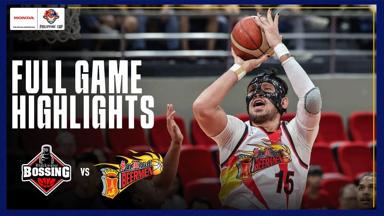 PBA Game Highlights: San Miguel ousts Blackwater, nears rare elims sweep