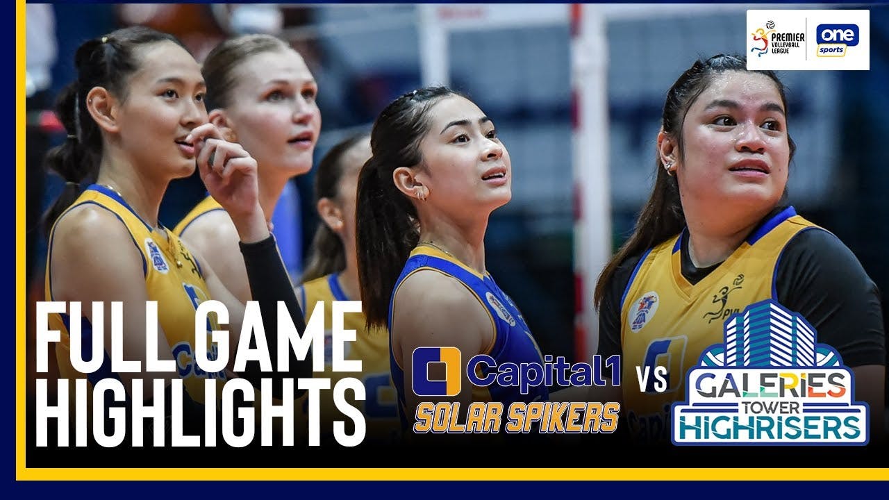 PVL GAME HIGHLIGHTS: Capital 1 Solar Spikers secure a quarterfinal seat with win over Galeries Tower Highrisers