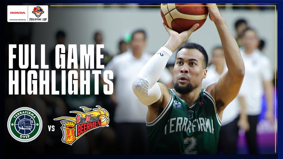 PBA Game Highlights: No. 8 Terrafirma stuns top seed San Miguel for first ever playoff win