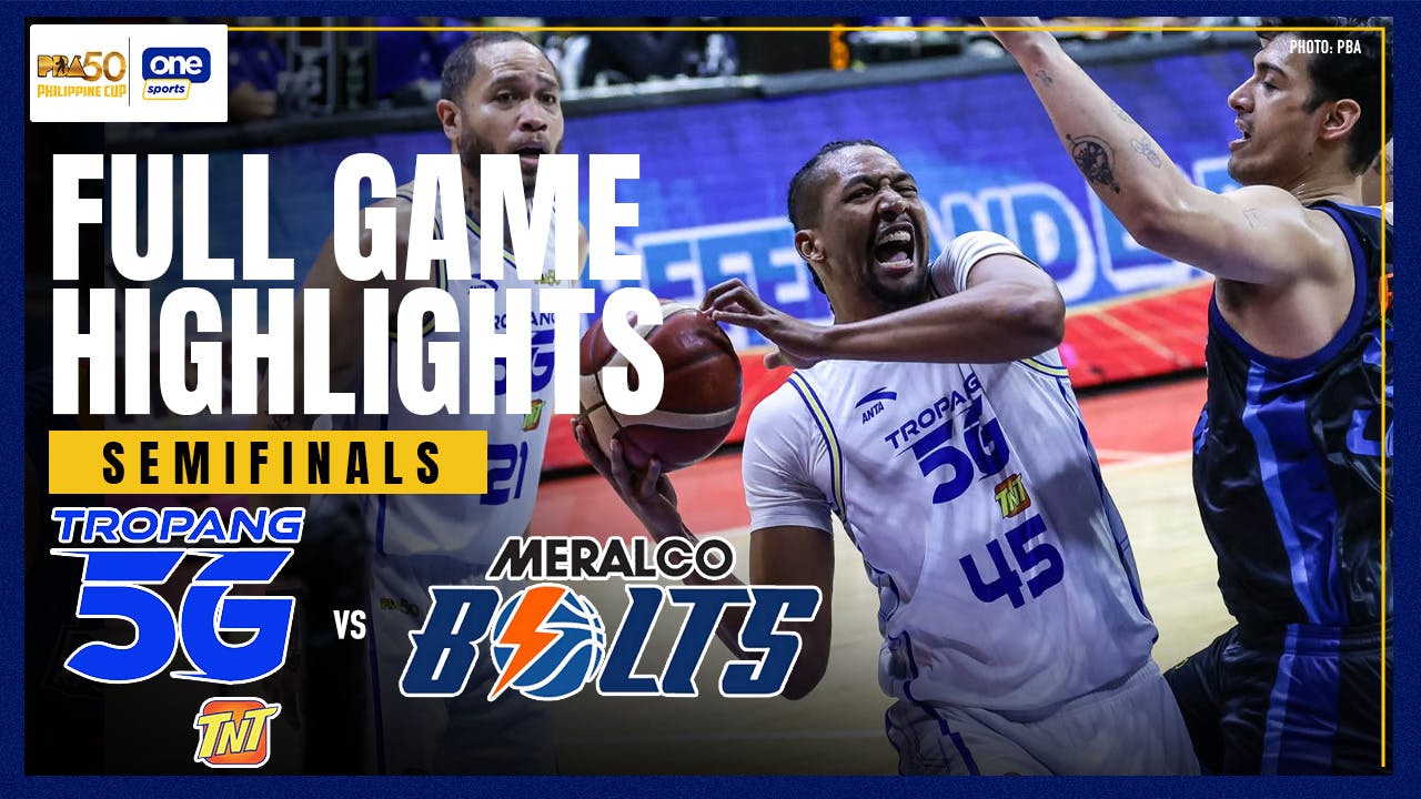 TNT prevails over Meralco in Game 1 of semis | PBA Highlights