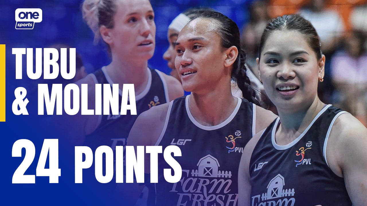 Tubu, Molina banded for 24 points in Farm Fresh win over Petro Gazz | PVL Highlights