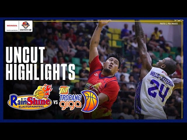 Aaron Fuller puts the exclamation point for Rain or Shine as they outlast TNT in the final minutes of Game 3 | PBA Highlights